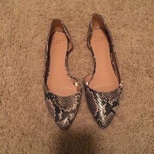 Never Worn Snake Skin Flats